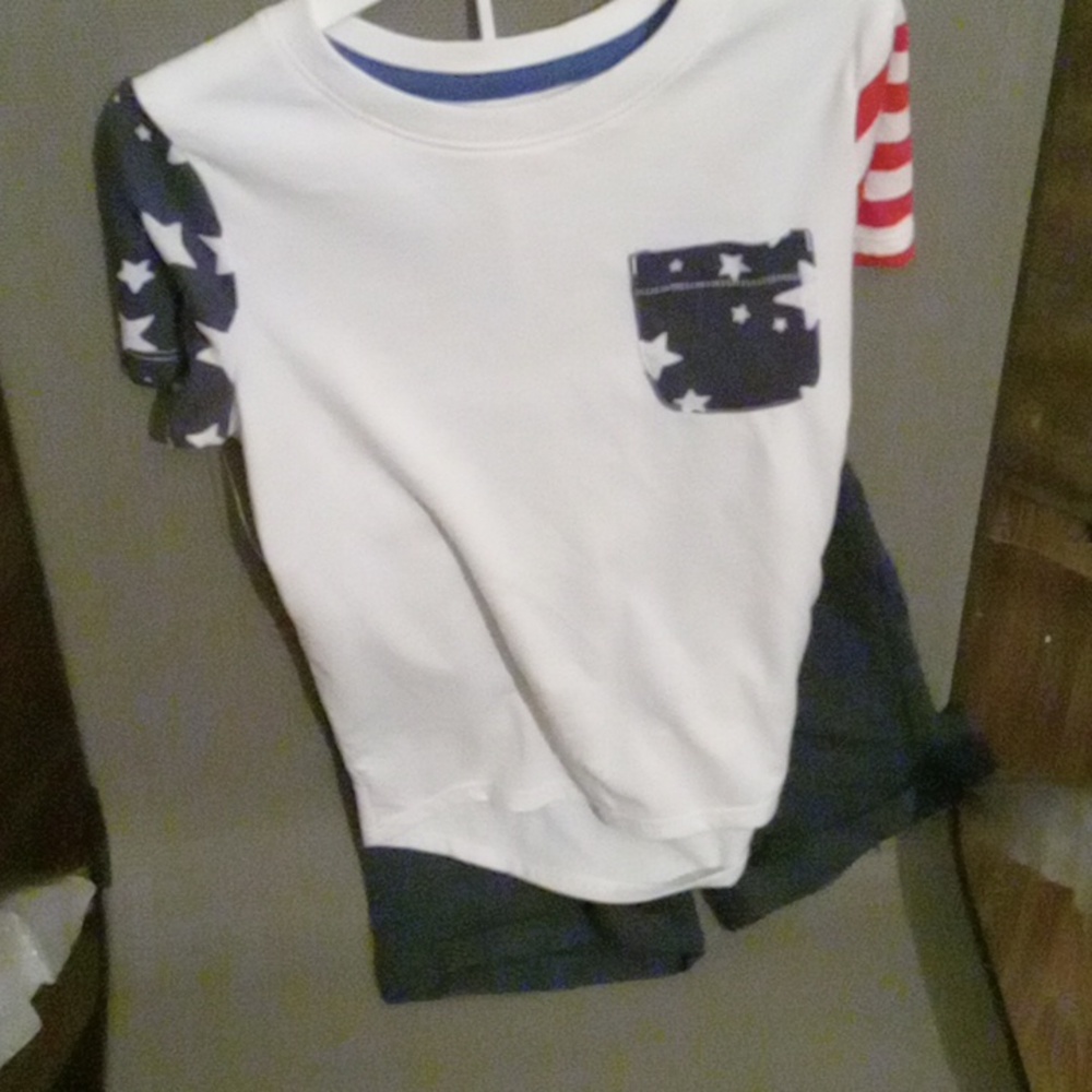 Usa T-shirt & Short Pants SET  cat & Jack